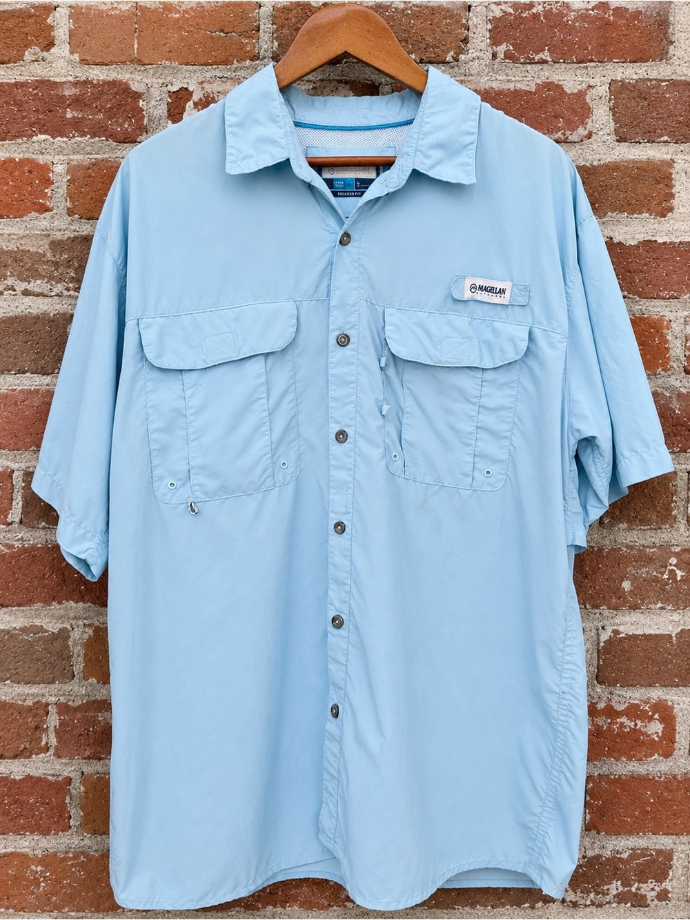 Magellen Outdoors Laguna Madre Fishing Shirt. Vented Relaxed Fit.